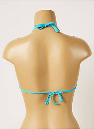 Haut de maillot de bain stretch haut soutien-gorge avec mousse de rembourrage amovible bleu BANANA MOON femme