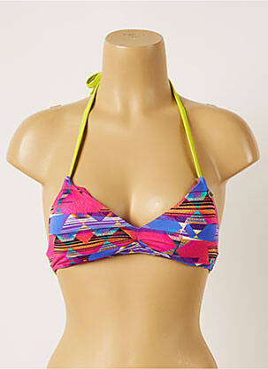 Haut de maillot de bain stretch haut soutien-gorge avec mousse de rembourrage amovible rose BANANA MOON femme