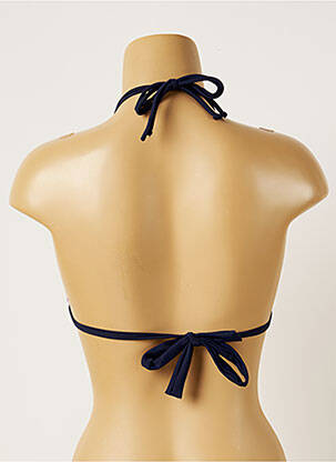 Haut de maillot de bain stretch haut soutien-gorge avec mousse de rembourrage amovible bleu BANANA MOON femme