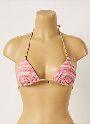 Haut de maillot de bain stretch haut soutien-gorge avec mousse de rembourrage amovible rose BANANA MOON femme