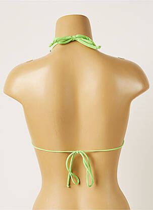 Haut de maillot de bain stretch haut soutien-gorge avec mousse de rembourrage amovible vert BANANA MOON femme