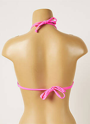 Haut de maillot de bain fermeture liens à nouer haut soutien-gorge avec mousse de rembourrage amovible rose BANANA MOON femme