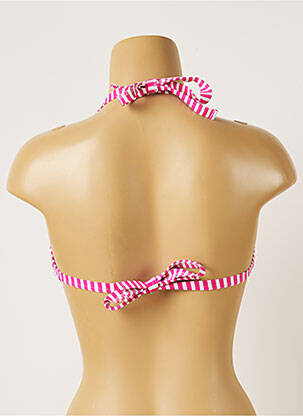 Haut de maillot de bain stretch haut soutien-gorge avec mousse de rembourrage amovible rose BANANA MOON femme