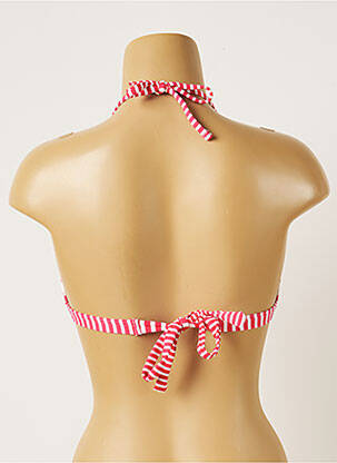 Haut de maillot de bain stretch haut soutien-gorge avec mousse de rembourrage amovible rouge BANANA MOON femme