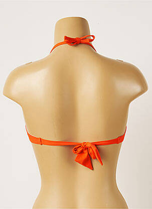 Haut de maillot de bain stretch haut soutien-gorge avec mousse de rembourrage amovible orange BANANA MOON femme