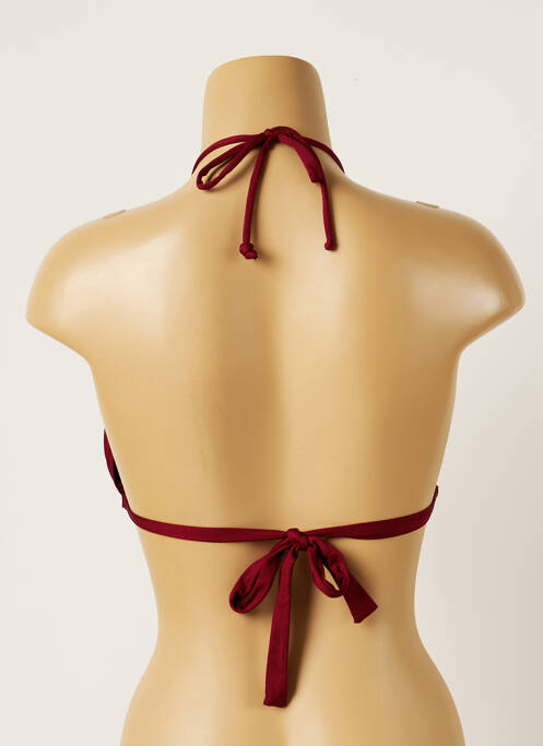 Haut de maillot de bain rouge BANANA MOON pour femme