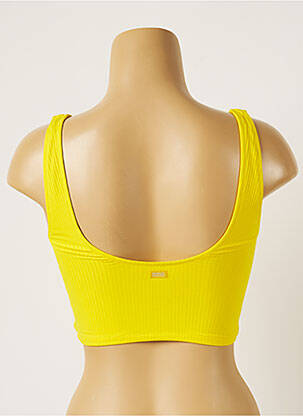 Haut de maillot de bain stretch brassieres jaune BANANA MOON femme