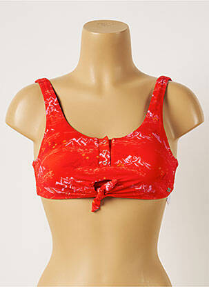 Haut de maillot de bain stretch rouge BANANA MOON femme