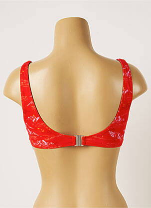Haut de maillot de bain stretch rouge BANANA MOON femme