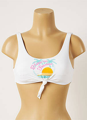 Haut de maillot de bain stretch brassieres blanc BANANA MOON femme