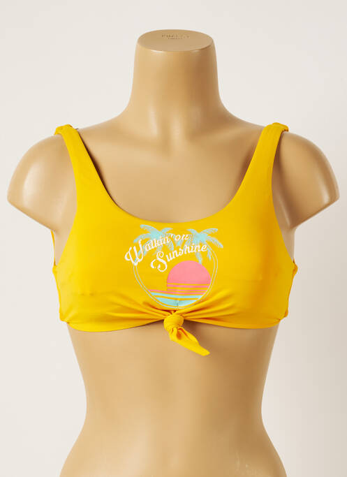 Haut de maillot de bain stretch brassieres jaune BANANA MOON femme