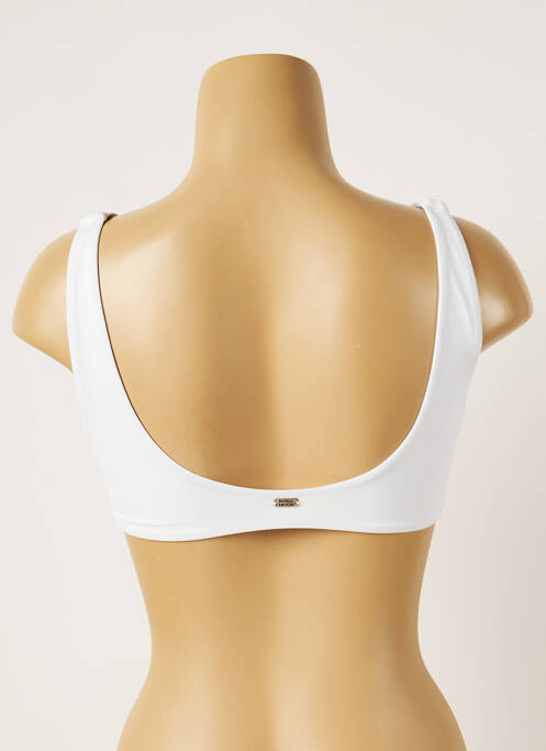 Haut de maillot de bain blanc BANANA MOON pour femme