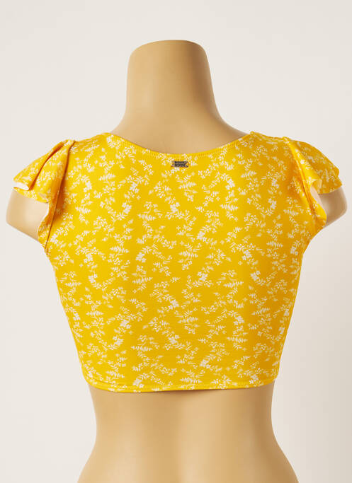 Haut de maillot de bain jaune BANANA MOON pour femme
