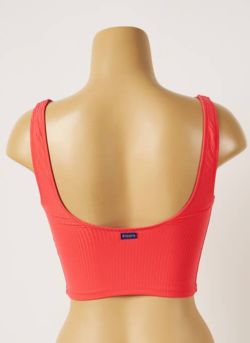 Haut de maillot de bain rouge BANANA MOON pour femme