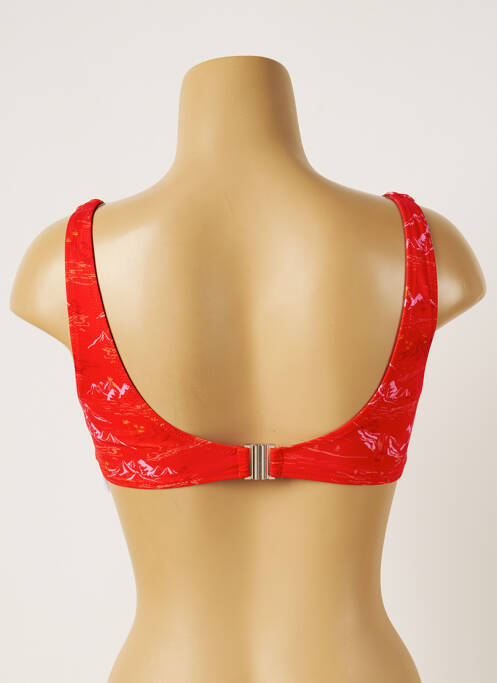 Haut de maillot de bain rouge BANANA MOON pour femme