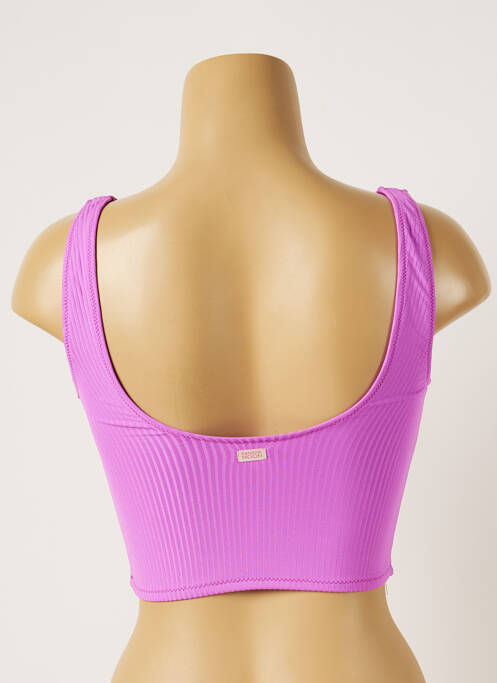 Haut de maillot de bain violet BANANA MOON pour femme