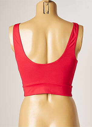 Top de bain effet matière satinée rouge BANANA MOON femme