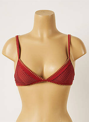 Haut de maillot de bain haut soutien-gorge moulé haut soutien-gorge moulé marron BANANA MOON femme