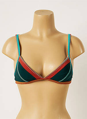 Haut de maillot de bain haut soutien-gorge moulé haut soutien-gorge moulé vert BANANA MOON femme