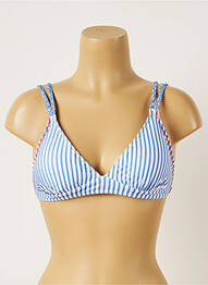 Haut de maillot de bain haut soutien-gorge moulé haut soutien-gorge moulé bleu BANANA MOON femme