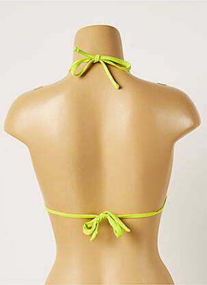 Haut de maillot de bain fermeture liens à nouer haut soutien-gorge moulé bleu BANANA MOON femme