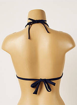 Haut de maillot de bain fermeture liens à nouer haut soutien-gorge moulé orange BANANA MOON femme