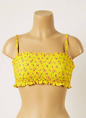 Haut de maillot de bain stretch brassieres jaune BANANA MOON femme