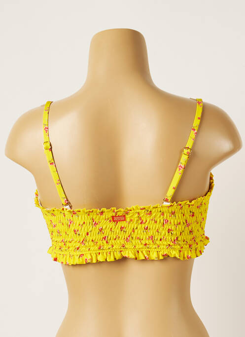 Haut de maillot de bain jaune BANANA MOON pour femme