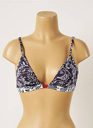 Haut de maillot de bain haut soutien-gorge moulé haut soutien-gorge moulé bleu BANANA MOON femme
