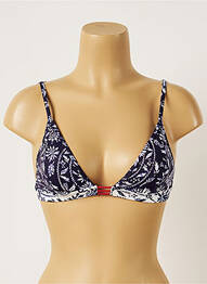 Haut de maillot de bain haut soutien-gorge moulé haut soutien-gorge moulé bleu BANANA MOON femme