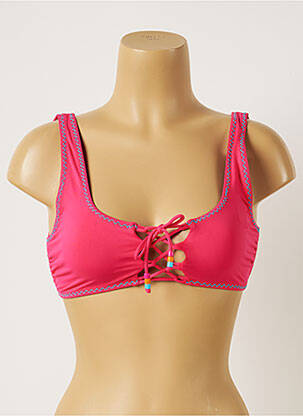 Haut de maillot de bain stretch bralettes rose BANANA MOON femme