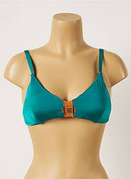 Haut de maillot de bain stretch haut soutien-gorge balconnet bleu BANANA MOON femme