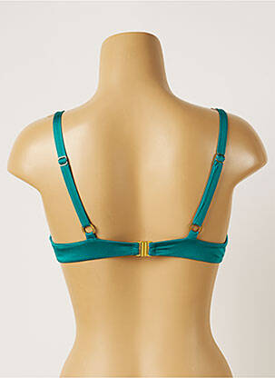 Haut de maillot de bain stretch haut soutien-gorge balconnet bleu BANANA MOON femme
