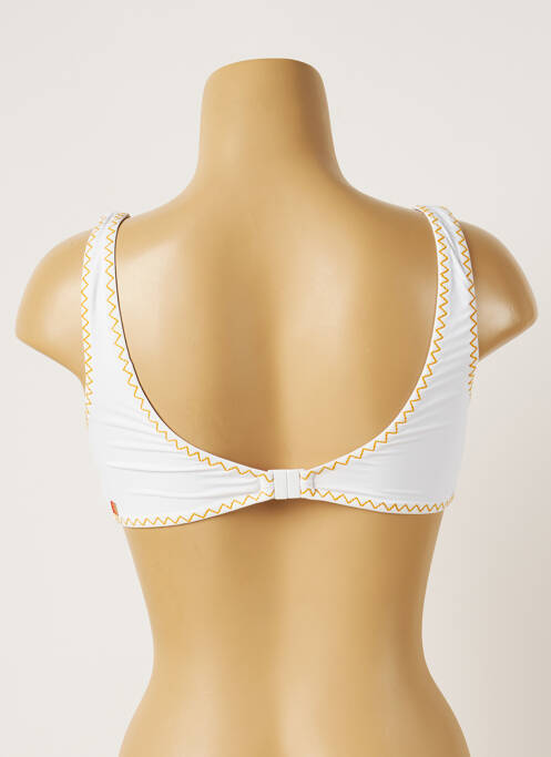 Haut de maillot de bain blanc BANANA MOON pour femme