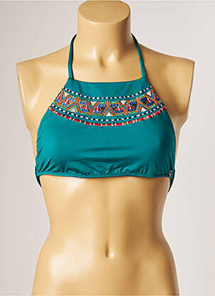 Haut de maillot de bain stretch vert BANANA MOON femme