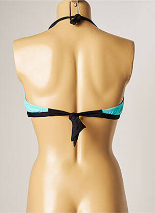 Haut de maillot de bain stretch haut soutien-gorge balconnet bleu BANANA MOON femme