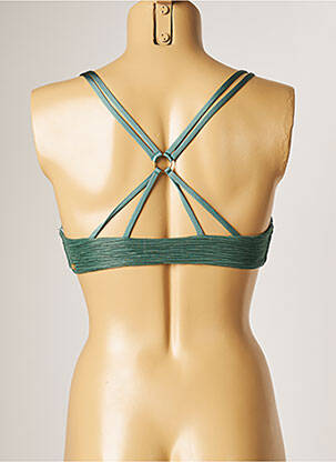 Haut de maillot de bain stretch haut soutien-gorge balconnet vert BANANA MOON femme