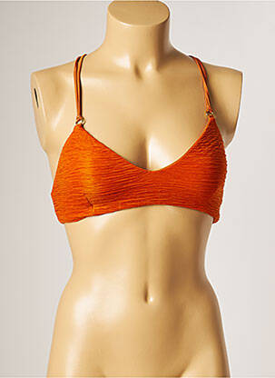 Haut de maillot de bain stretch haut soutien-gorge balconnet orange BANANA MOON femme