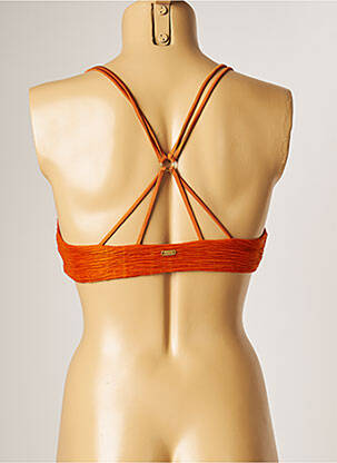 Haut de maillot de bain stretch haut soutien-gorge balconnet orange BANANA MOON femme