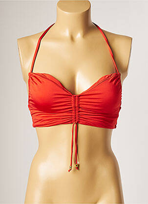 Haut de maillot de bain stretch haut soutien-gorge balconnet orange BANANA MOON femme