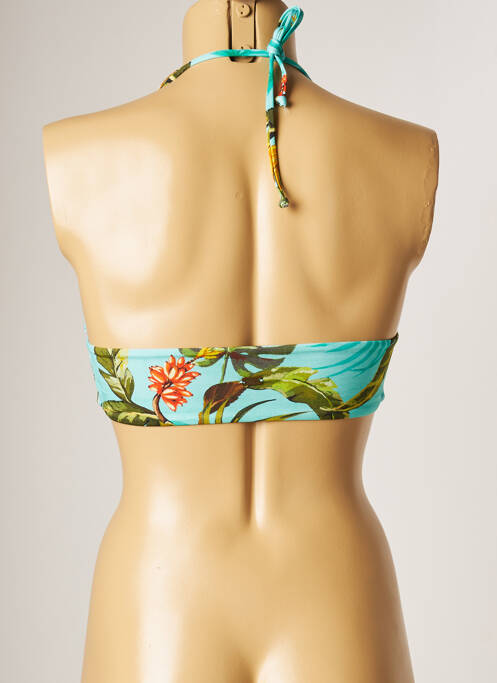 Haut de maillot de bain bleu BANANA MOON pour femme