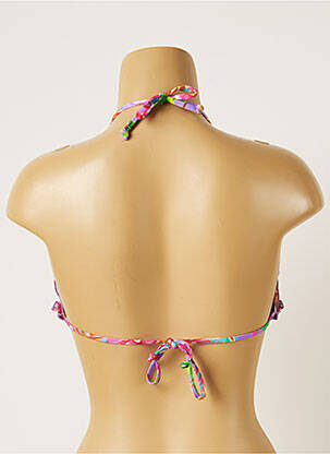 Haut de maillot de bain stretch haut triangles violet BANANA MOON femme