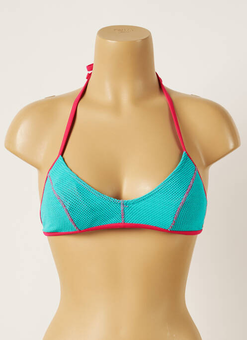 Haut de maillot de bain stretch haut triangles bleu BANANA MOON femme