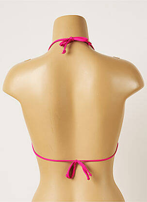 Haut de maillot de bain stretch haut triangles orange BANANA MOON femme