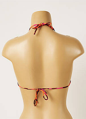 Haut de maillot de bain stretch haut triangles orange BANANA MOON femme