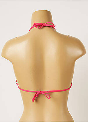 Haut de maillot de bain stretch haut triangles rose BANANA MOON femme