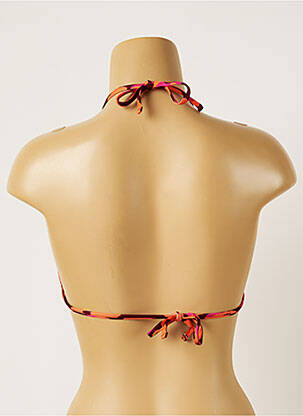 Haut de maillot de bain stretch haut soutien-gorge avec mousse de rembourrage amovible orange BANANA MOON femme