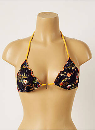 Haut de maillot de bain stretch haut triangles noir BANANA MOON femme