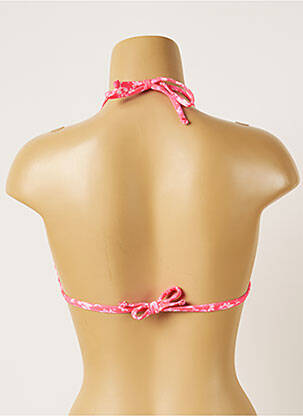 Haut de maillot de bain stretch haut triangles rose BANANA MOON femme