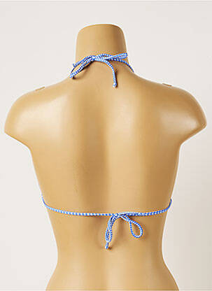 Haut de maillot de bain stretch haut triangles bleu BANANA MOON femme